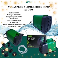 Aquaspeed Submersible Pump A3000 Aquarium Small Cycle Filter 16 Watts Fresh Marine Water Tank