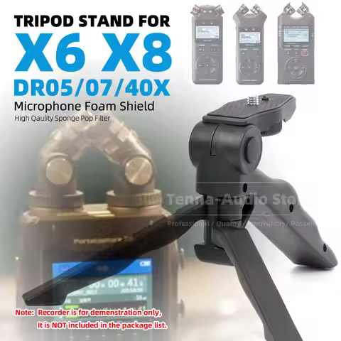 SnapVox Compatible With TASCAM X6 X8 X 6 8 DR-05X DR-07X DR-40X DR05X DR07X DR40X Desktop Holder Mou