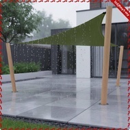 [leipupa] Triangle Sun Shade Sail Water-Resistant Triangular Shade Sail Breathable Weather Cover for