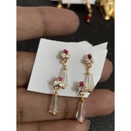 GOLD POLISHED DANGLING MUKUTHI 1pc (not 916)