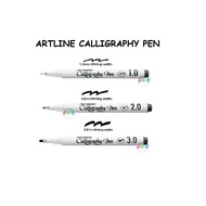 ARTLINE Chisel Style Calligraphy Pen (1.0mm/ 2.0mm/ 3.0mm)