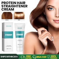 EELHOE Protein hair straightener cream 60ml Hair mask keratin hair treatment Repair damaged hair Imp