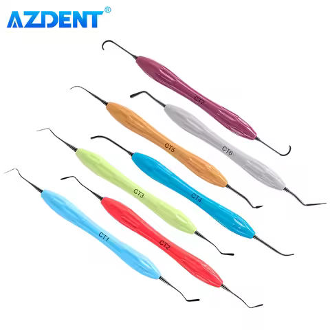 AZDENT Dental Resin Filler Filled Restorative Instrument Aesthetic Restoration Knife Sterilization D