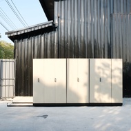 เซ็ตตู้เหล็กเก็บเอกสาร แบบรางเลื่อน 4 ชั้นวางเอกสาร LUCKY