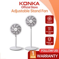 KONKA Adjustable Ultra Strong Floor Stand Fan 8 blades 3 Speed Mode Kipas Berdiri Angin Kuat Diri風扇 