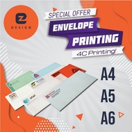 Envelope Printing / Envelope printing size A4 /Size A5/ Size A6 / Size DL / with window