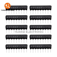 【♚】10pcs 9PIN 8PIN 7PIN 6PIN 5PIN 10PIN 4PIN exclusion Network Resistor array DIP 100R 220R 470R 1K 