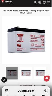 YUASA電池NP7-12