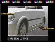 LL8023 Perodua Kelisa (New) Fiber Fender Arch 4 Pieces (1 Set) (Mini Cooper) Body kit Bodykit