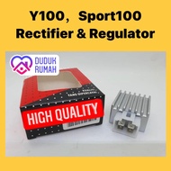 YAMAHA Y100 RECTIFIER & REGULATOR (ST) // Y 100 SPORT100 SPORT 100 Y100 KATAB KATAP KATAU KATAO VOLT