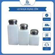 White alcohol bottle, anti-static acetone plastic bottle with capacity of 100ml, 200ml, 250ml
