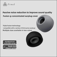 Final Fusion G Eartips Earplug Cover Sponge Triple Hybrid Earplug Cover or Sony XM5 A8000 az80 Low F