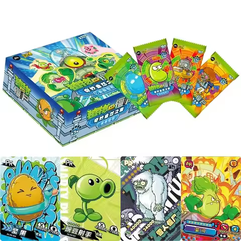 KAYOU New Plants Vs. Zombies Card Time and Space Adventure GP Card Sunflower Wall-nut Peashooter Gam