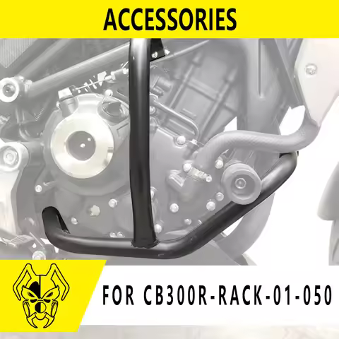 MTKRACING Crash bars For HONDA CB300R 2018-2025 Motorcycle Engine Guard Crash Bar Frame Bumper Fairi