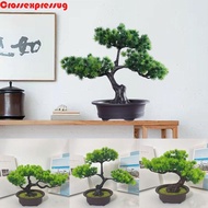 VORTEX Artificial Pine Plants Bonsai, Plastic Fake Tree Simulation Pine Tree, Fake Plants Handmade R