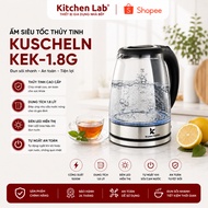 Kuscheln KEK-1.8G Glass Kettle (1.8 Liter) - Fast Boiling, Luxurious LED Light, Health Safe - Genuin
