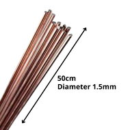Kawat Las Tembaga 50cm 1.5mm - Kawat Las Copper 50cm 1.5mm - Welding Fosfor 50cm 1.5mm