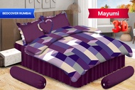 Bedcover Rumbai Bonita Set Ukuran180X200cm