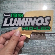 9 nine Cutting Sticker HD-LEDLuminos