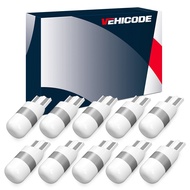 VEHICODE T10 W5W LED Bulb 12V Signal Park Light Warm White Blue Red Yellow Purple Green Car Indicato