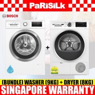 (Bundle) Bosch WAU28PH0SG Series 6 Front Load Washing Machine (9kg) + WQG24200SG Series 6 Heat Pump Dryer (9kg)