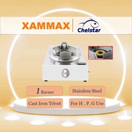 Chelstar - MS1A - Stainless Steel Gas Stove / 1 Burner / Gas Cooker / HPG Gas Stove