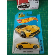 Hot Wheels Ferrari F12 Berlinetta Yellow (NOT PERFECT) FZCC