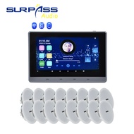 Smart Hotel Audio Android 5.1 WiFi Bluetooth 7 Inch Touch Screen Wall Amplifier Stereo Ceiling Speak