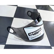 VISOR SMOKE -FOR HELMET GRAYFOSH X12J/ TSR AERO FORCE