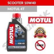 100% ORIGINAL MOTUL MINYAK HITAM ENGINE OIL SCOOTER LE 10W40 SEMI SYNTHETIC ENGINE OIL