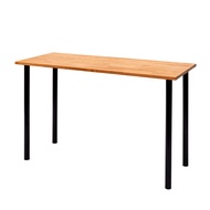 โต๊ะทำงาน โต๊ะคอมพิวเตอร์ โต๊ะออฟฟิศ หนา 2 cm. กว้าง 50 cm. ยาว 110 - 160cm. ไม้พาราแท้ พร้อมขา IKEA