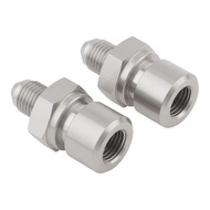 2pcs 3 AN External Thread to 3/8-24 or 3 AN to M10x1.0 Internal Thread Joint Connector Brake Line Ad