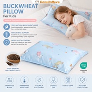 100% Cotton Kids Unicorn Pillow Buckwheat Husk Neck Support Envelope Case 25x40cm 30x50cm 儿童荞麦枕 Bant