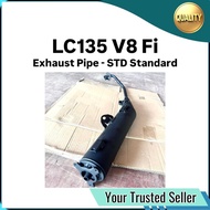 STD Standard Exhaust Muffler Pipe Assy ( No Cover ) Yamaha LC135 V8 Fi 135LC V8 Fi LC 135 V8 Fi Fuel