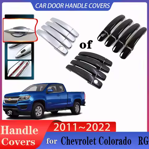 For Holden Chevrolet Colorado RG S10 2011~2022 MK2 2020 Car Door Handles Cover Exterior Scratch Prot