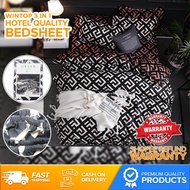 Wintop 3in1 Bedsheet Set Black Abstract Bed Sheet Single Bed Sheet Double Size Bedsheet Queen Pillow