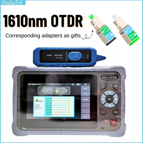 GPON XPON Fiber Testing OTDR Live Fibre Test Mini Optic Reflectometer VFL OLS OPM Event Map Ethernet