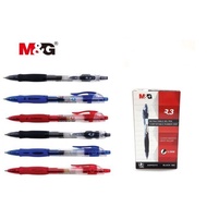 3 pcs M&G R3 / R5 Retractable Gel Pen 0.5/0.7mm