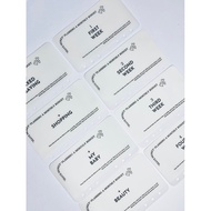Savings cards: 4 weeks - Set of 8 cards