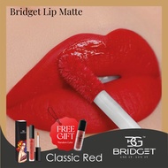 Bridget Lip Shot - Lip Matte (Code: 042 - Classic Red) Long Lasting