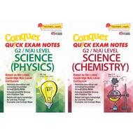 Conquer QUICK EXAM NOTES G2 / N(A) LEVEL SCIENCE