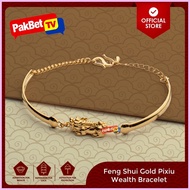 ♠ ♖ ✮ Feng Shui Gold Pixiu Wealth Bracelet | Feng Shui by PakBet TV