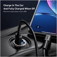 BASEUS 30W PD 3.0 Car Charger Adapter For iPhone 11 Pro