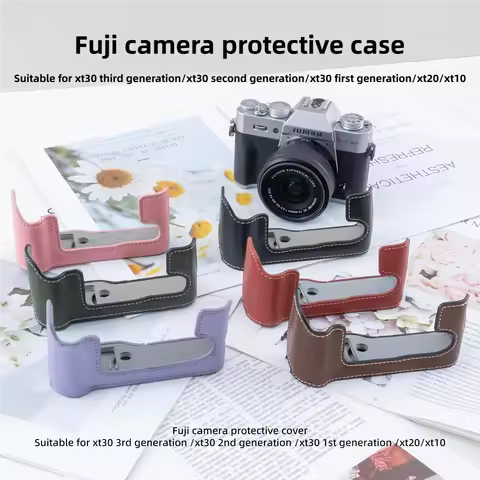 Camera bag for Fuji XT30iii/XT30ii/xt30 camera protection case, XT20 XT10 protective shell strap acc