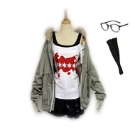 Futaba Sakura Cosplay Costume Flight jacket Suit Halloween Cosplay