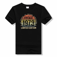 50 Years Old Printed T-shirt 1973 Limited Edition Anniversary As 50Th Birthday Gift For Men And Women