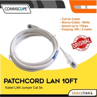 Patch Cord UTP Cat5e 10ft Patchcord LAN Commscope AMP UTP 10 feet 3m