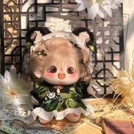 棉花娃娃娃衣10cm［內襯(無鈕扣)+外裙+頭飾］