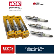NGK Spark Plug 3Pcs for Toyota Wigo 2014 -UP Platinum LKR6AGP / Iridium IX LKR6AIX