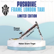 London taxi frame &amp; fork/pushbike frame/london taxi frame/balance bike frame/push bike fork frame